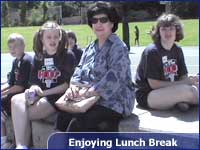 Enjoying Lunch Break