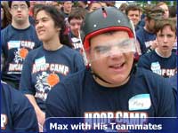 Max with His Teammates